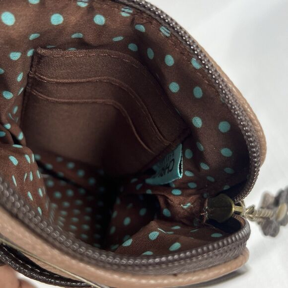 Chala CAT Cellphone Crossbody Handbag Brown PETA Approved Vegan Leather - Picture 13 of 16